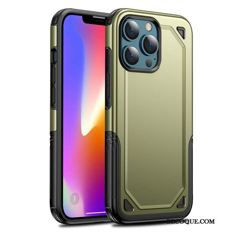 Etui do iPhone 13 Mini Efekt Metalicznego Pancerza