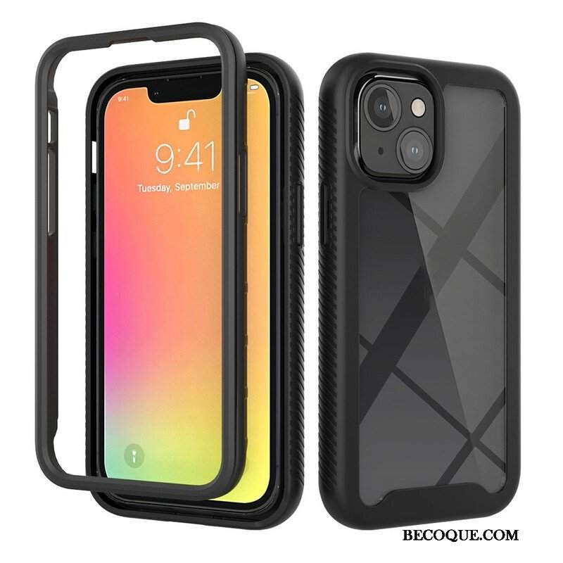 Etui do iPhone 13 Mini Hybrydowe Silikonowe Krawędzie