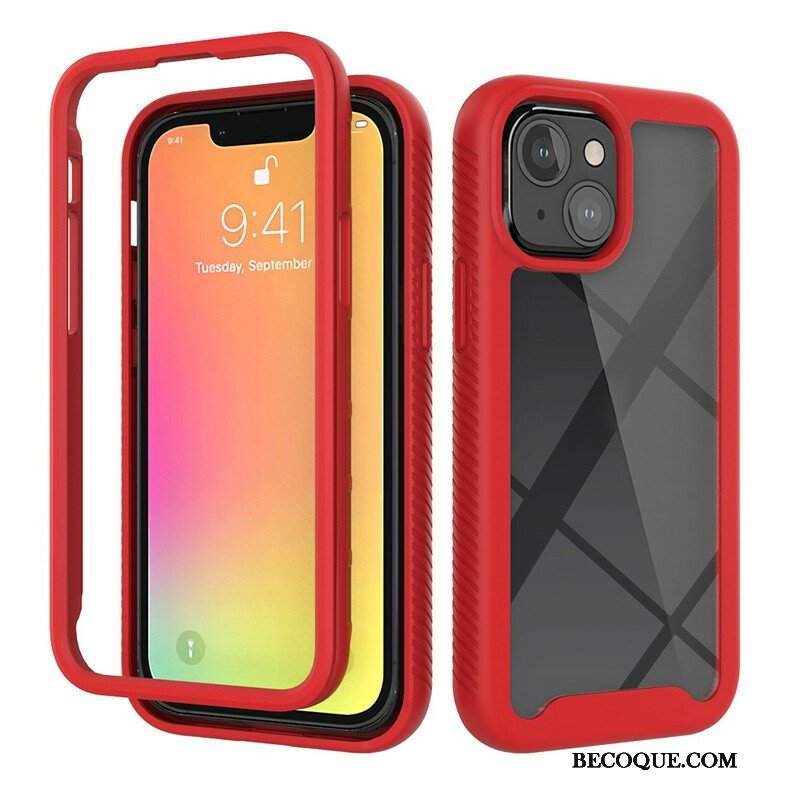 Etui do iPhone 13 Mini Hybrydowe Silikonowe Krawędzie