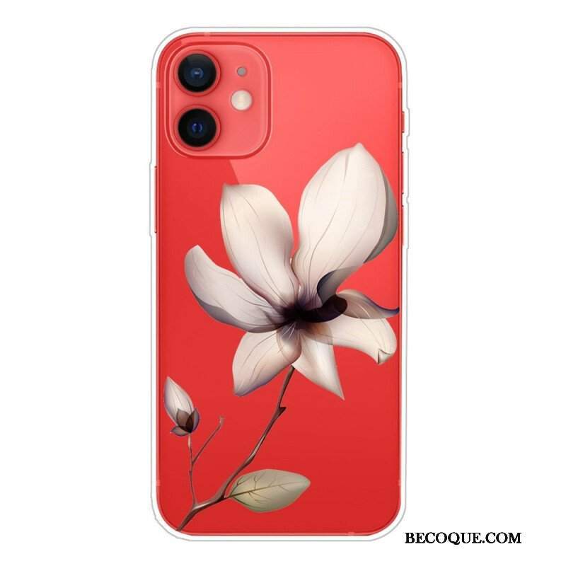Etui do iPhone 13 Mini Kwiatowy Premium