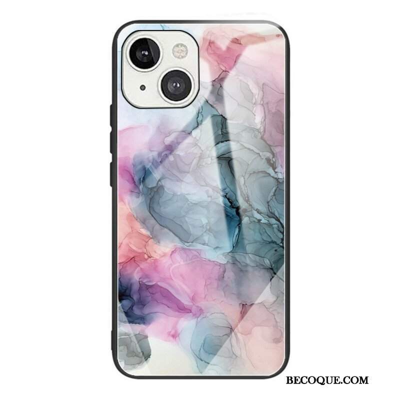 Etui do iPhone 13 Mini Marmurowe Szkło Hartowane