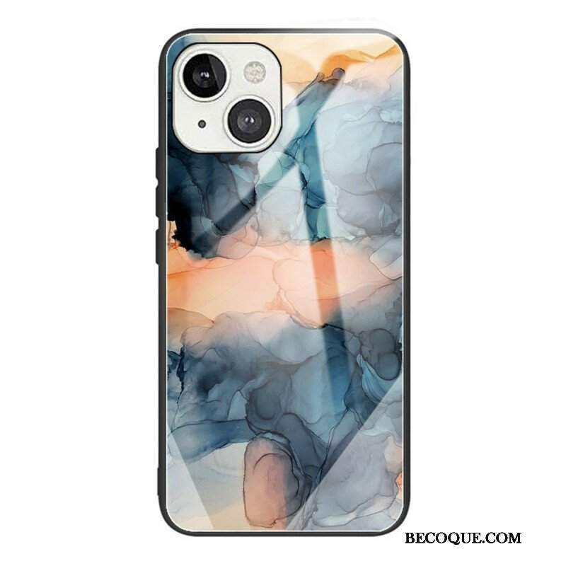 Etui do iPhone 13 Mini Marmurowe Szkło Hartowane