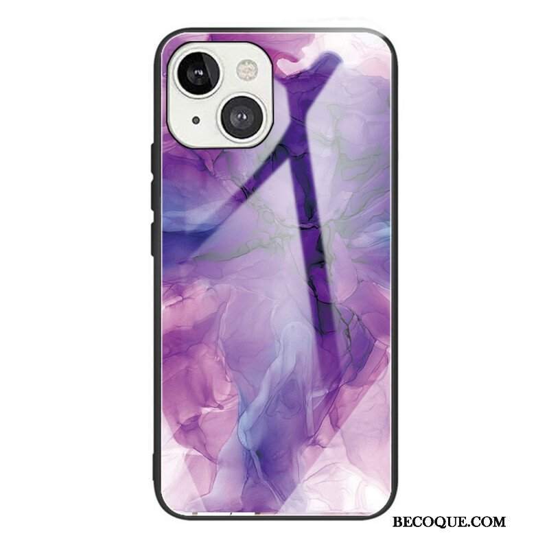 Etui do iPhone 13 Mini Marmurowe Szkło Hartowane