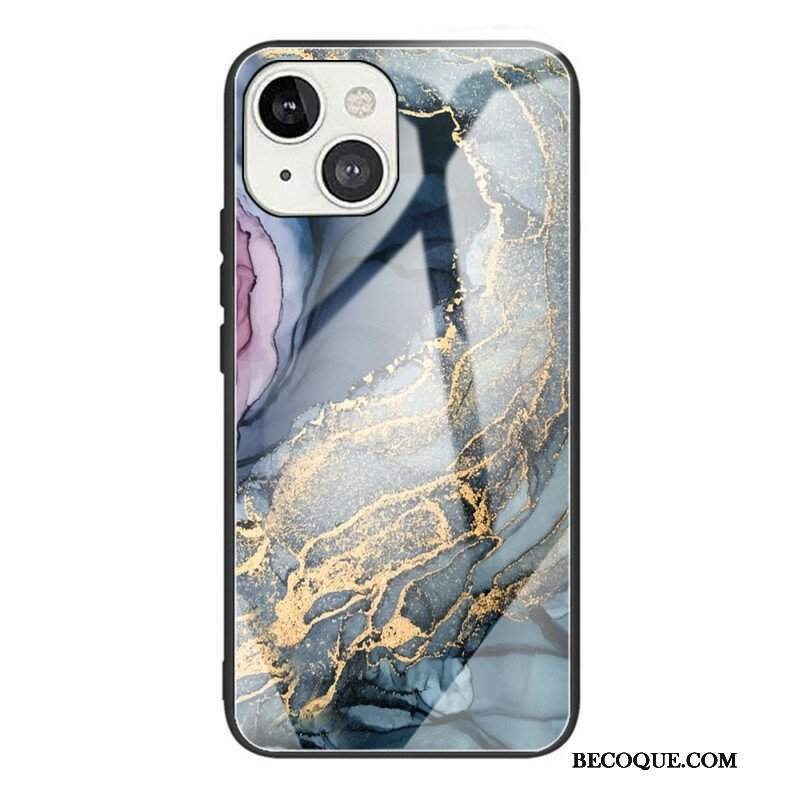 Etui do iPhone 13 Mini Marmurowe Szkło Hartowane