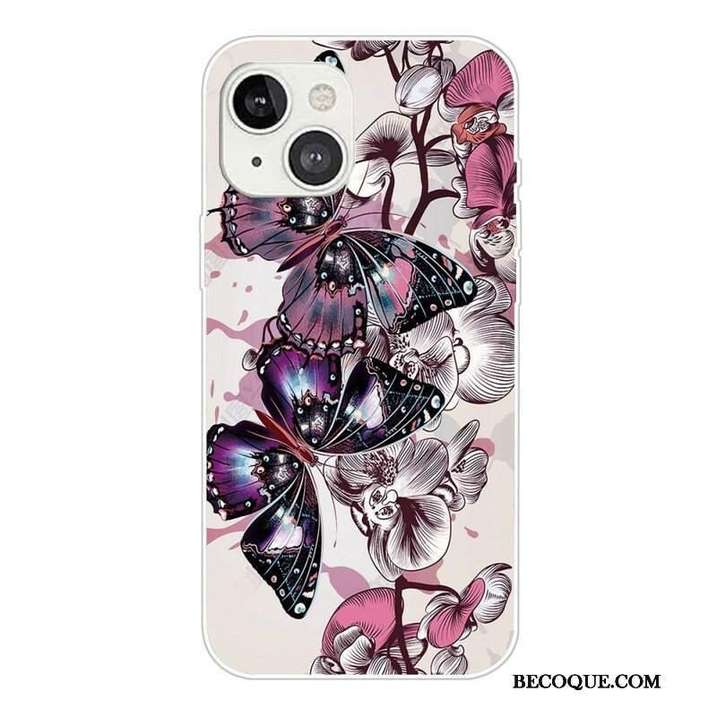 Etui do iPhone 13 Mini Motyle Odmiany