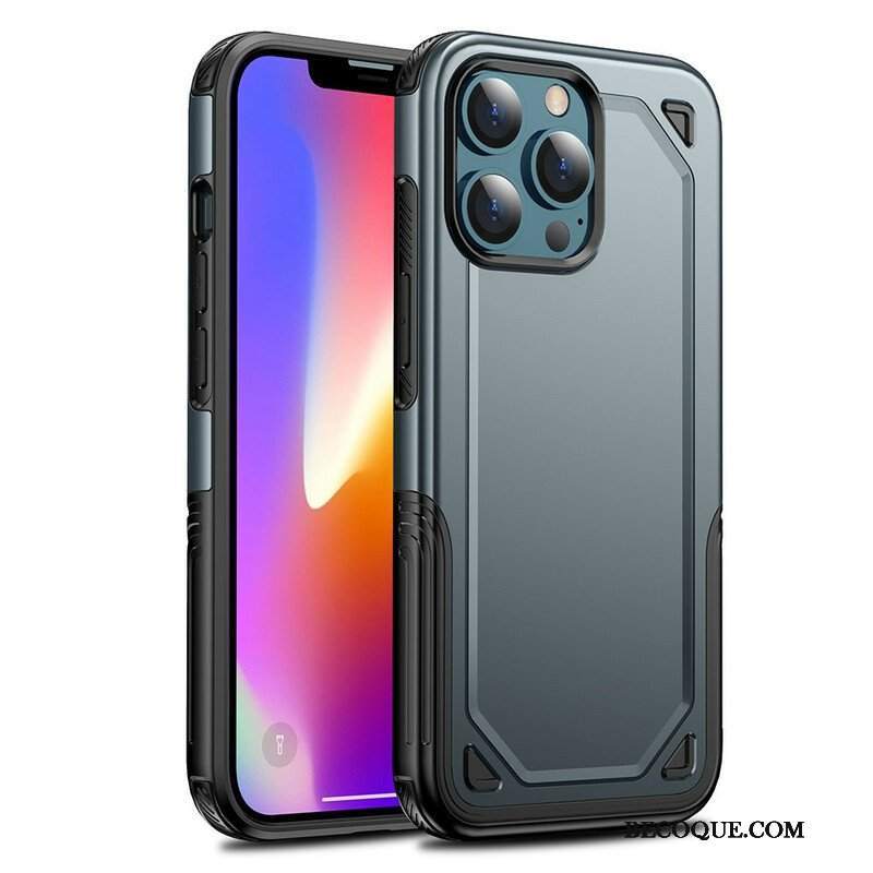 Etui do iPhone 13 Pro Efekt Metalicznego Pancerza