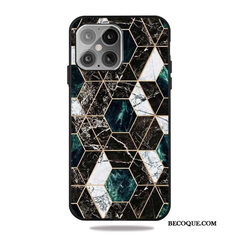 Etui do iPhone 13 Pro Geometria Marmuru