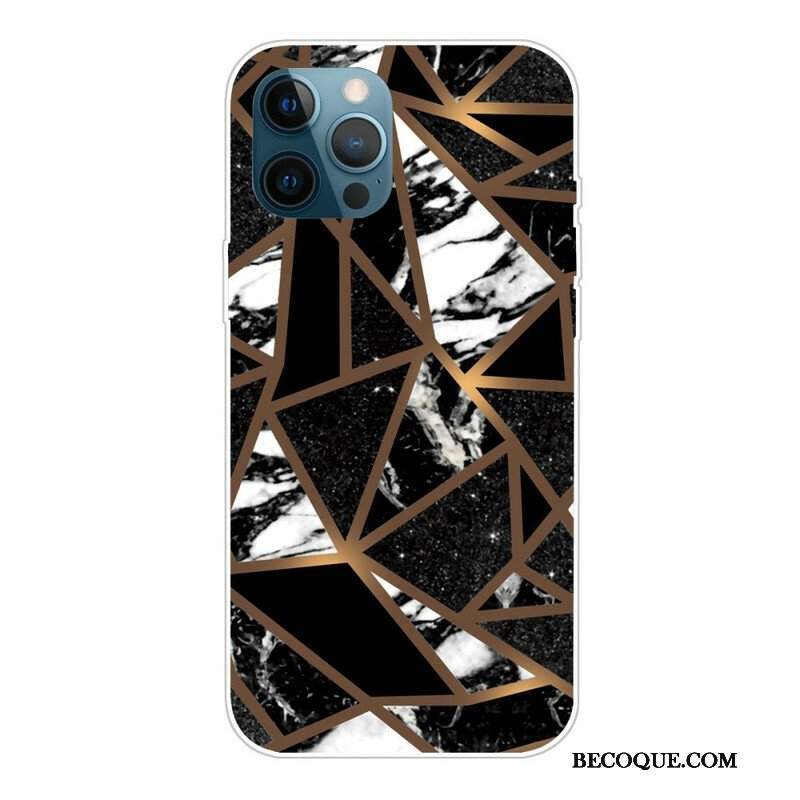 Etui do iPhone 13 Pro Geometria Marmuru