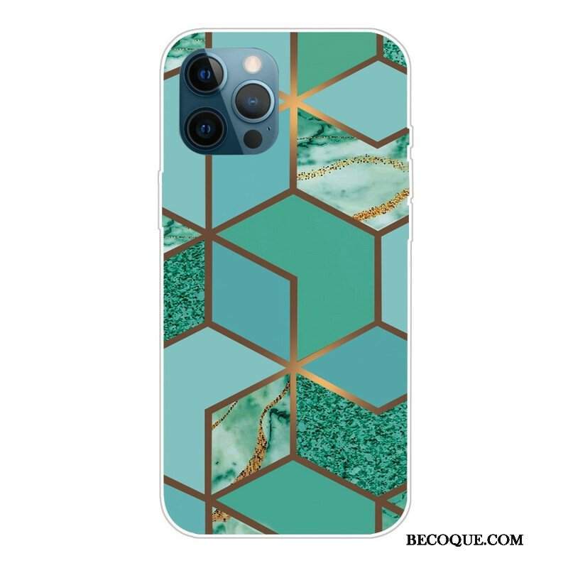 Etui do iPhone 13 Pro Geometria Marmuru