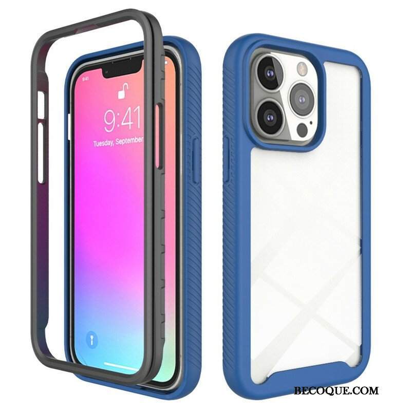 Etui do iPhone 13 Pro Hybrydowe Silikonowe Krawędzie