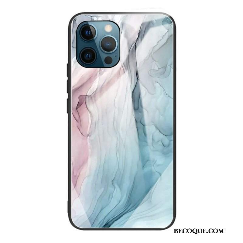 Etui do iPhone 13 Pro Marmurowe Szkło Hartowane