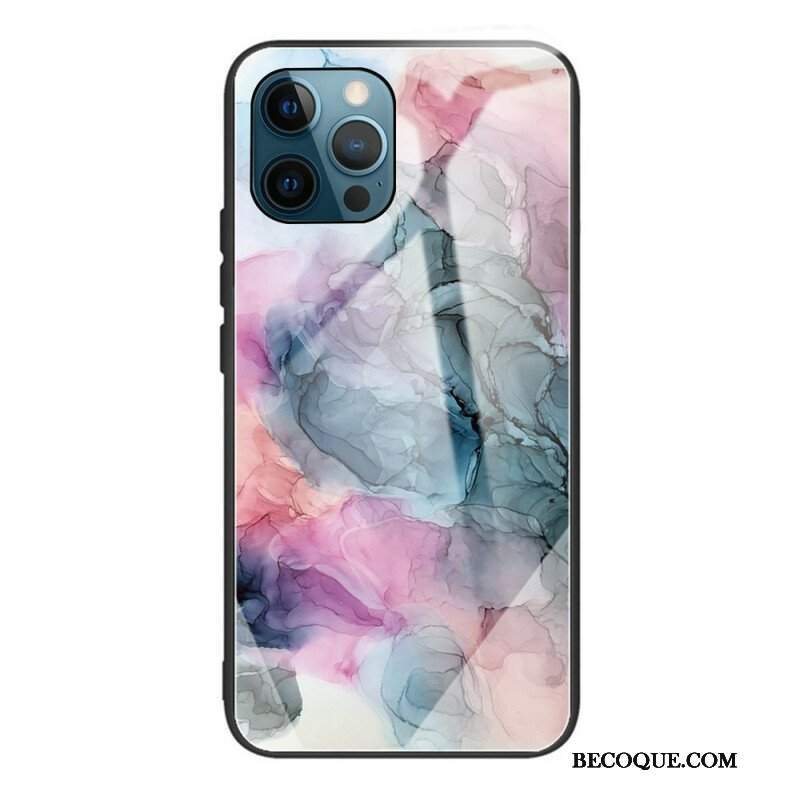 Etui do iPhone 13 Pro Marmurowe Szkło Hartowane