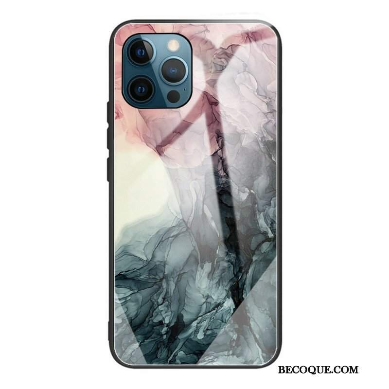 Etui do iPhone 13 Pro Marmurowe Szkło Hartowane