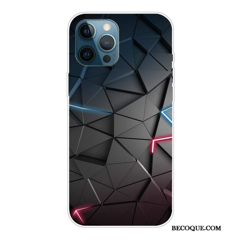 Etui do iPhone 13 Pro Max Elastyczna Geometria