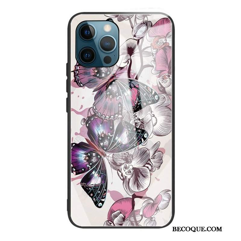 Etui do iPhone 13 Pro Max Motyle Odmiana Szkło Hartowane