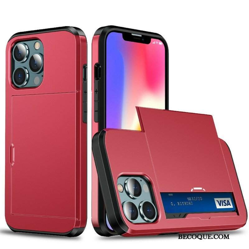 Etui do iPhone 13 Pro Max Posiadacz Karty Z Zamkiem Błyskawicznym