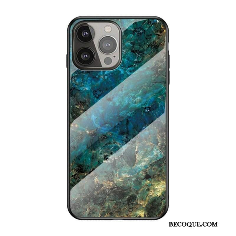 Etui do iPhone 13 Pro Szkło Hartowane W Kolorach Marmuru