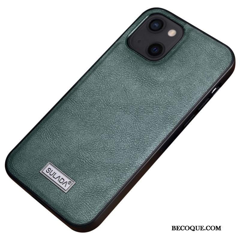 Etui do iPhone 14 Efekt Skóry Sulada