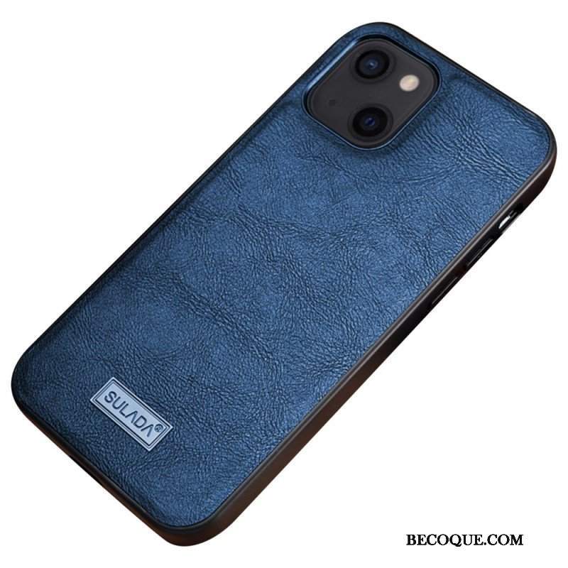 Etui do iPhone 14 Efekt Skóry Sulada