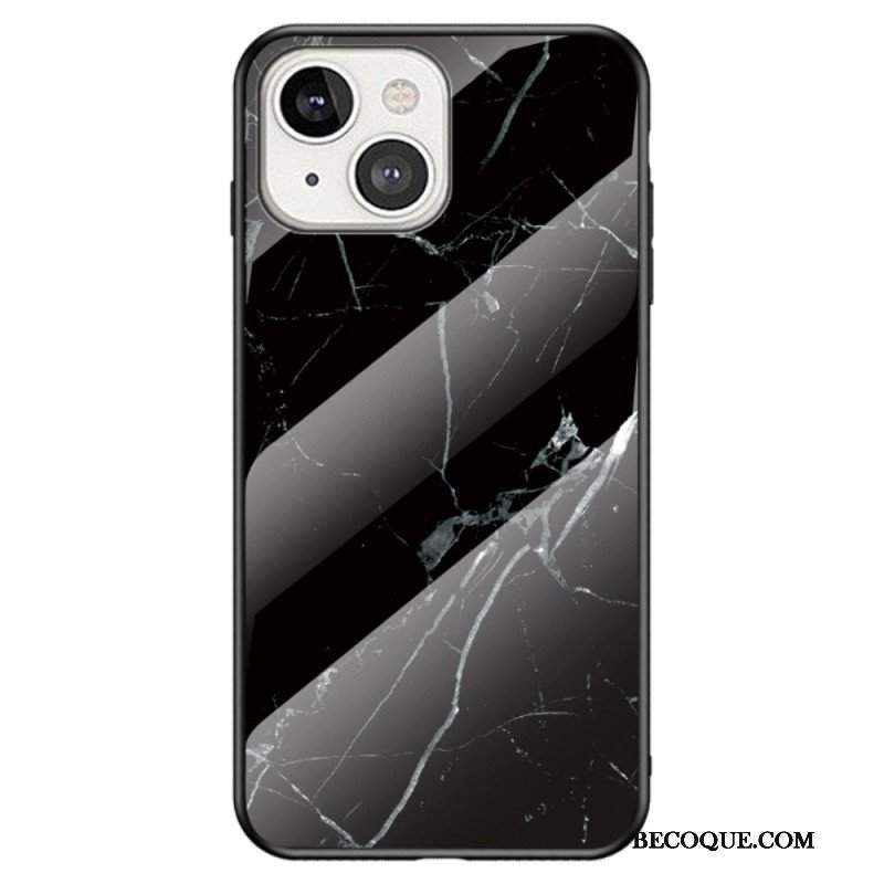 Etui do iPhone 14 Marmurowe Szkło Hartowane