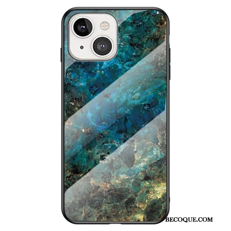 Etui do iPhone 14 Marmurowe Szkło Hartowane