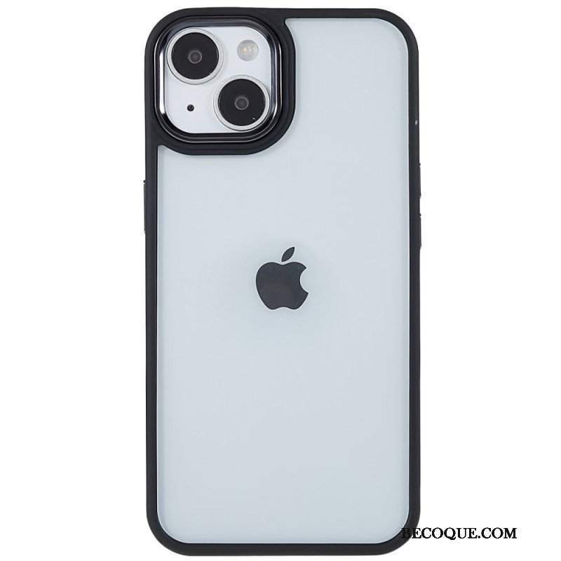 Etui do iPhone 14 Plus Akrylowe Krawędzie Silikonowe