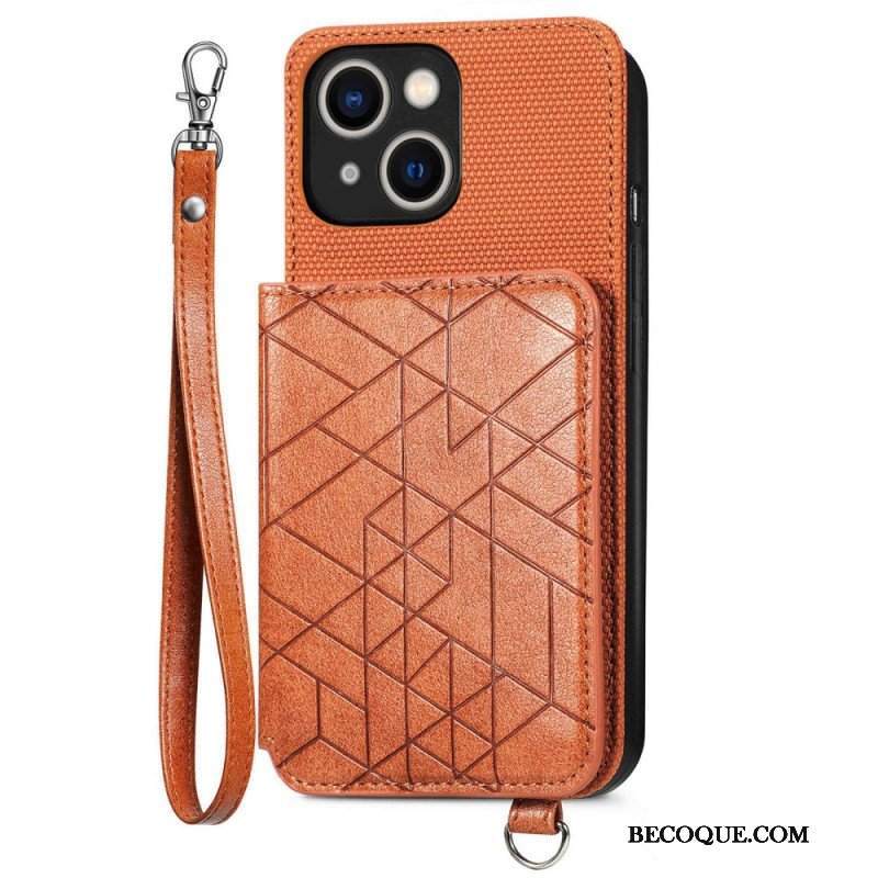 Etui do iPhone 14 Plus Etui Na Karty Ze Sztucznej Skóry