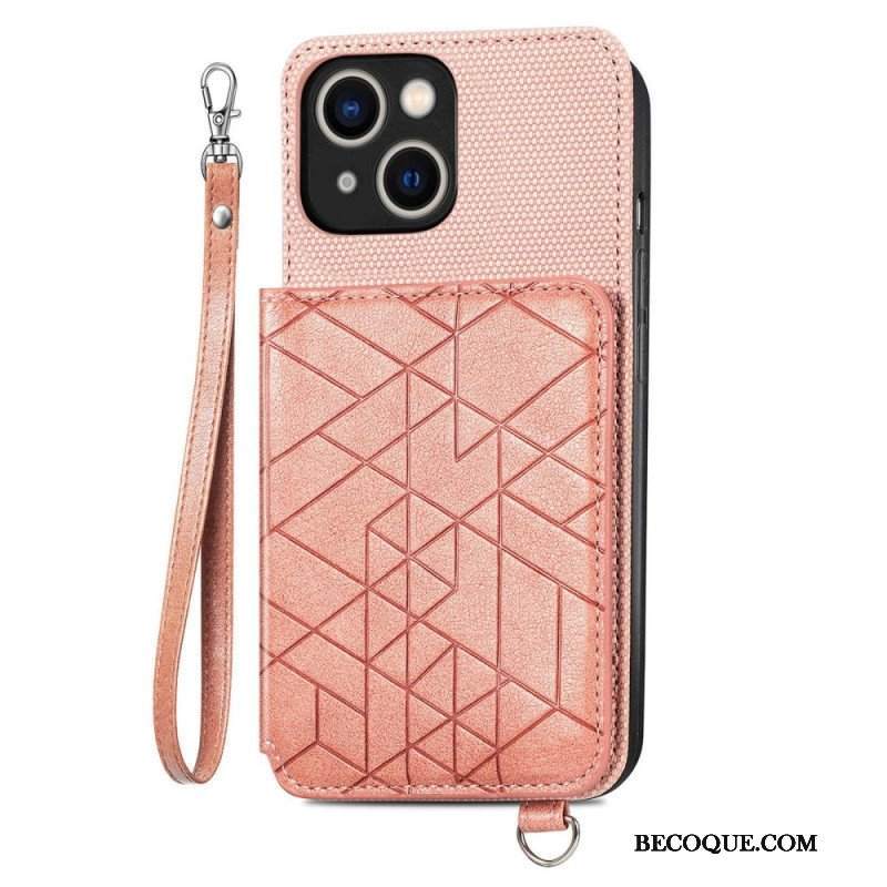 Etui do iPhone 14 Plus Etui Na Karty Ze Sztucznej Skóry