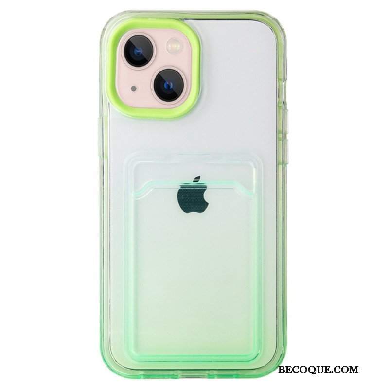 Etui do iPhone 14 Posiadacz Karty Gradientu