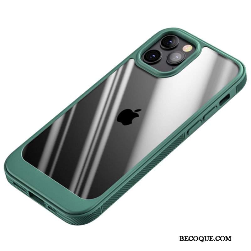 Etui do iPhone 14 Pro Hybrydowe Antypoślizgowe Krawędzie