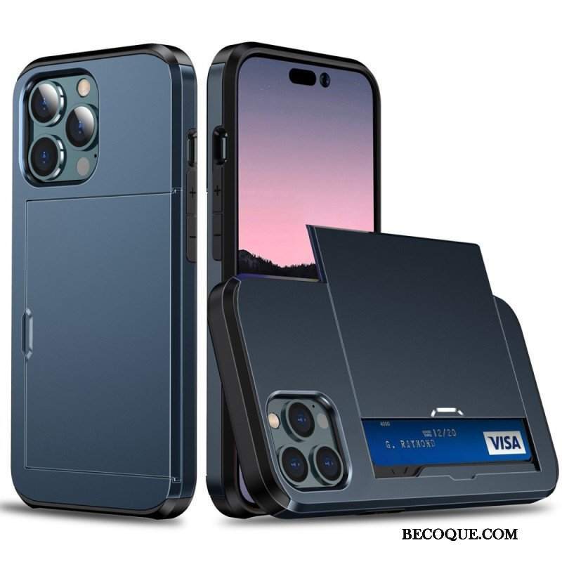 Etui do iPhone 14 Pro Max Dwa Zapinane Na Zamek Etui Na Karty