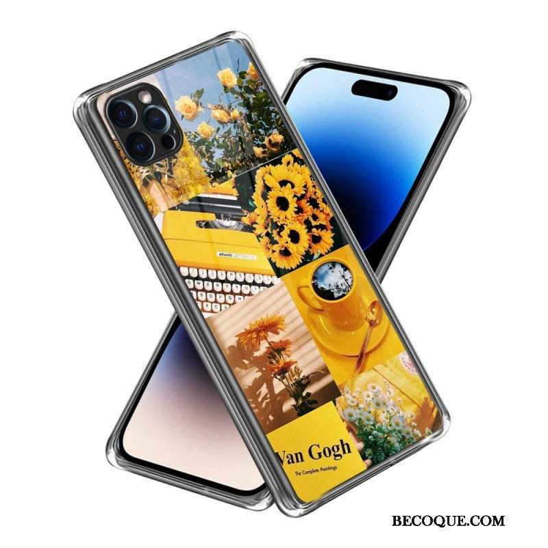 Etui do iPhone 14 Pro Max Intensywne Słoneczniki