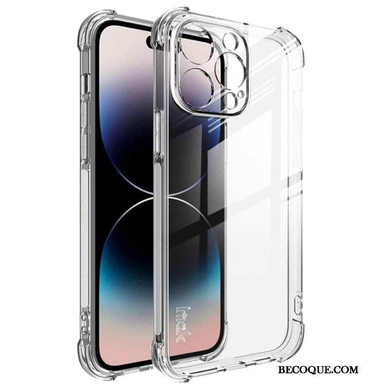 Etui do iPhone 14 Pro Max Przezroczyste Narożniki Poduszki Powietrznej Imak