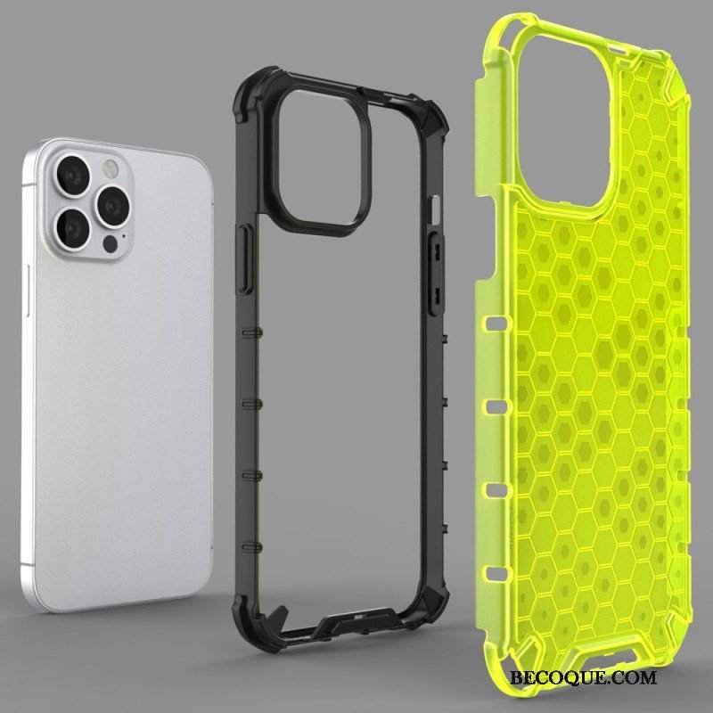 Etui do iPhone 14 Pro Max Styl Plastra Miodu