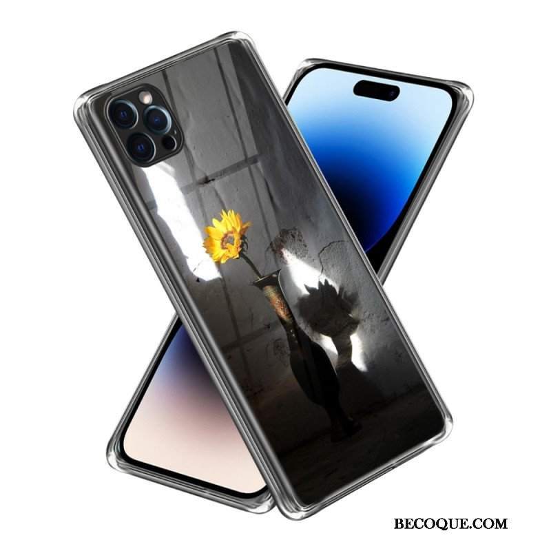 Etui do iPhone 14 Pro Max Słoneczniki