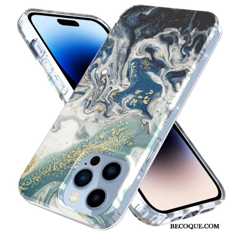 Etui do iPhone 14 Pro Pojedynczy Marmur