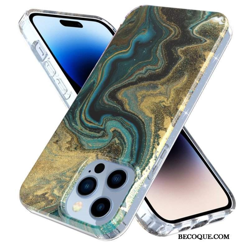 Etui do iPhone 14 Pro Pojedynczy Marmur