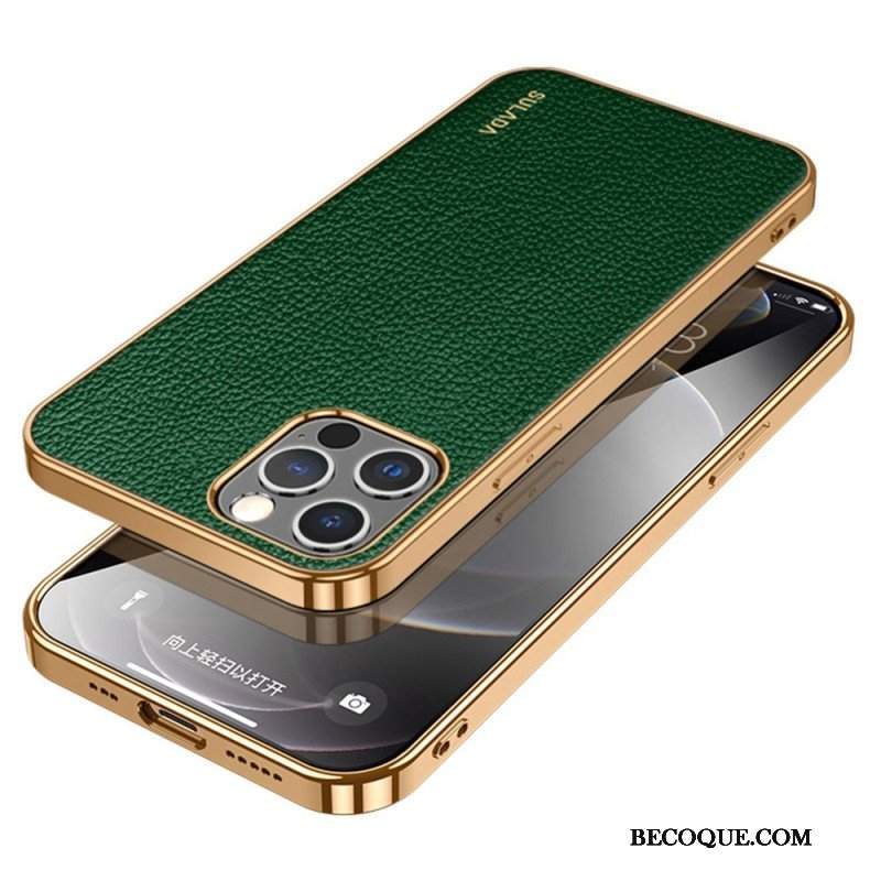 Etui do iPhone 14 Pro Stylowa Skórzana Sulada