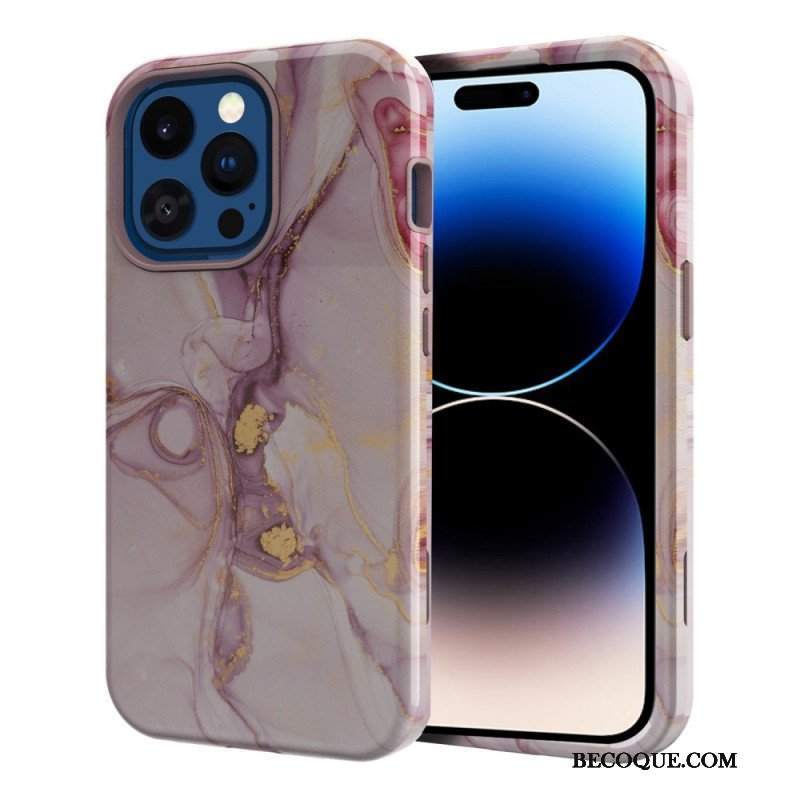 Etui do iPhone 14 Pro Wspaniały Marmur