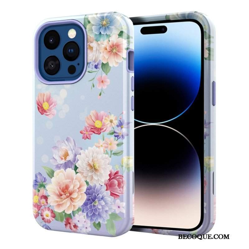 Etui do iPhone 14 Pro Zabytkowe Kwiaty