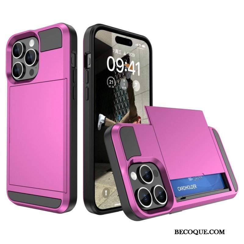 Etui do iPhone 15 Plus Zapinane Na Zamek Etui Na Karty