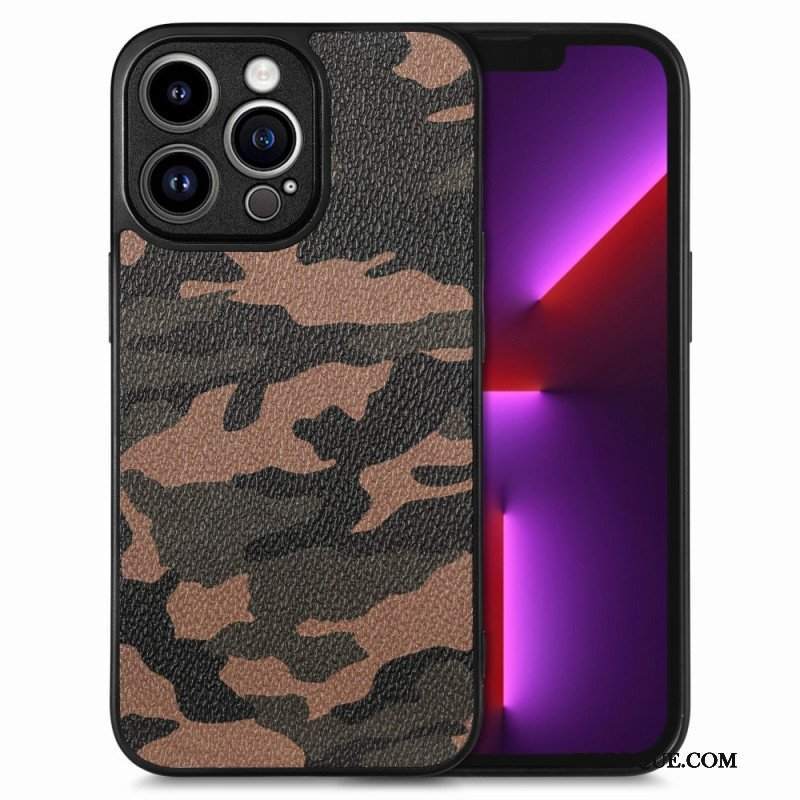 Etui do iPhone 15 Pro Max Kamuflaż Wojskowy