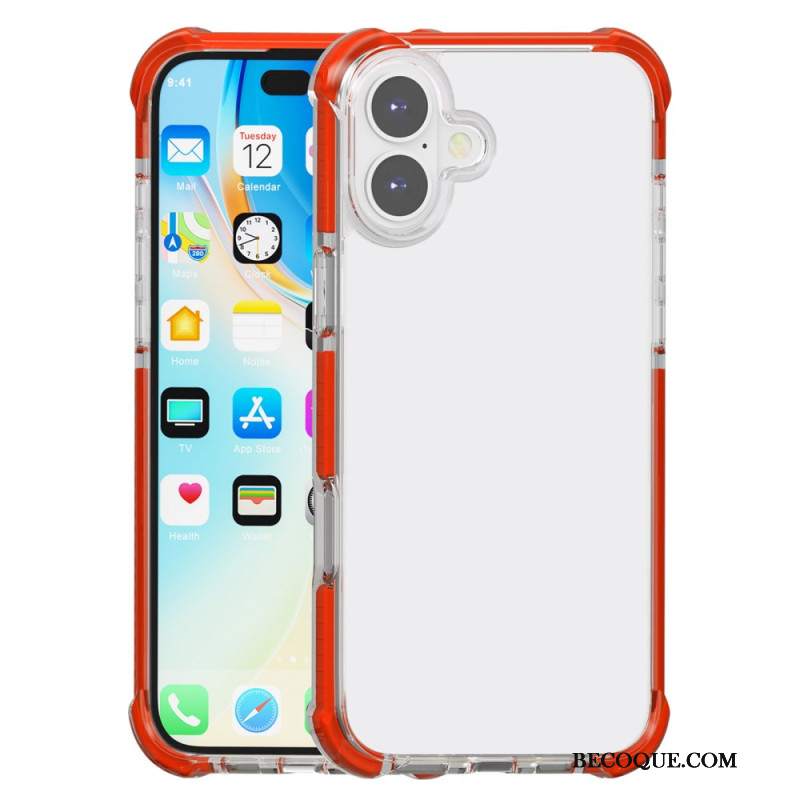 Etui iPhone 16 Kolorowe Krawędzie Etui Ochronne