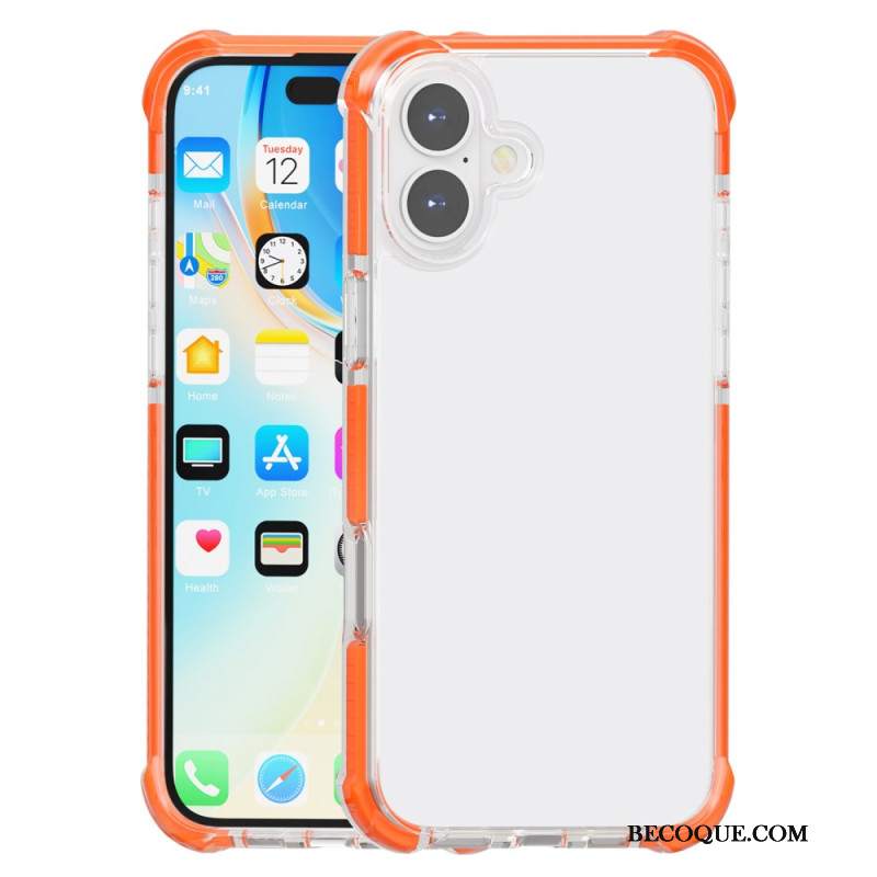 Etui iPhone 16 Kolorowe Krawędzie Etui Ochronne