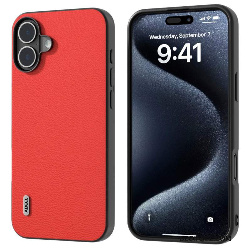 Etui iPhone 16 Plus Efekt Skóry Abeel