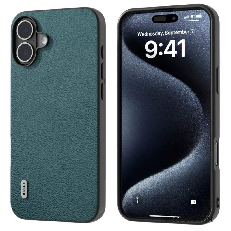 Etui iPhone 16 Plus Efekt Skóry Abeel