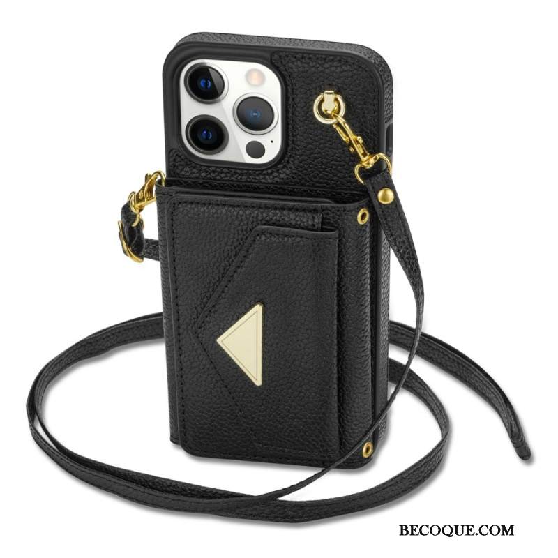 Etui iPhone 16 Pro Etui Na Kartę I Smycz Etui Ochronne