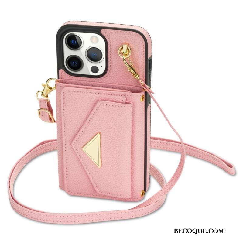 Etui iPhone 16 Pro Etui Na Kartę I Smycz Etui Ochronne