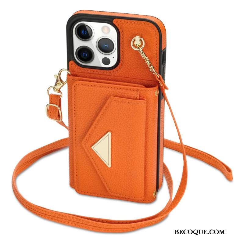 Etui iPhone 16 Pro Etui Na Kartę I Smycz Etui Ochronne