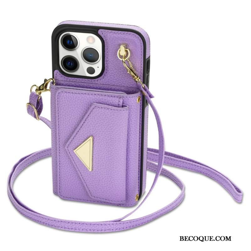Etui iPhone 16 Pro Etui Na Kartę I Smycz Etui Ochronne